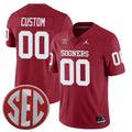 Custom Oklahoma Sooners Alumni Player Jersey - Crimson