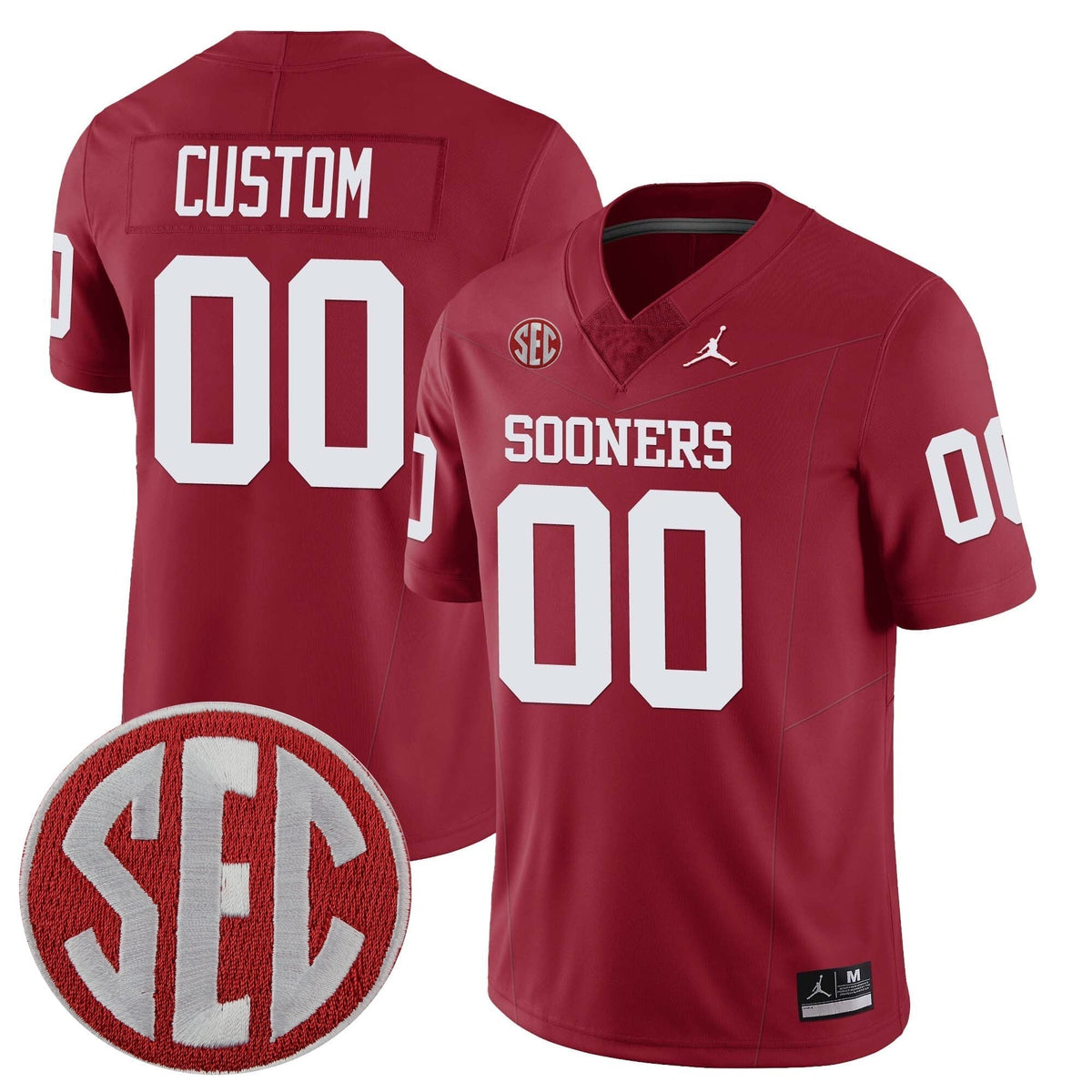 Custom Oklahoma Sooners Alumni Player Jersey - Crimson