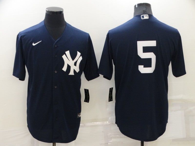 Men's New York Yankees Joe DiMaggio Navy Replica Player Name Jersey