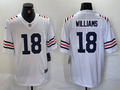 Men's Chicago Bears Caleb Williams #18 White 2024  active 2nd Alternate Game Player Jerseys
