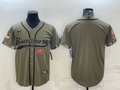 Men's Tampa Bay Buccaneers Olive 2022 Salute To Service Retired Player Limited Blank Jersey
