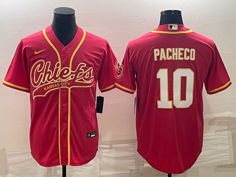 Men's Kansas City Chiefs Isiah Pacheco Red Game Jersey Joint Edition