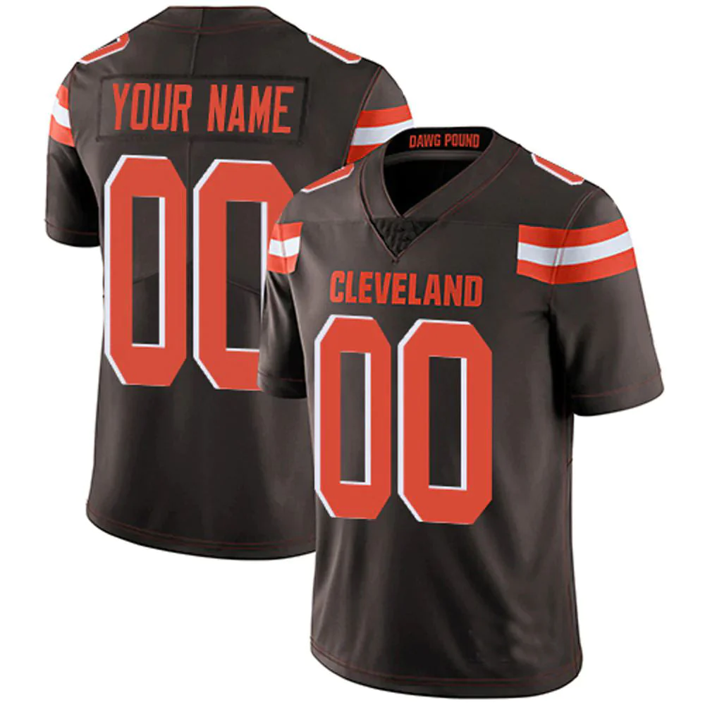 Men's Cleveland Browns Brown Custom Player Jersey