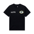 Green Bay Packers AntiSocialSocialClub x  Black Team T-Shirt
