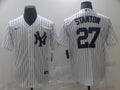 Men's New York Yankees Giancarlo Stanton White Replica Baseball Jersey