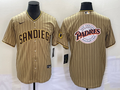 Men's San Diego Padres Tan Alternate Replica Player Jersey1