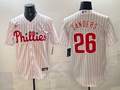 Men's Philadelphia Phillies Michael Saunders White Replica Player Jersey