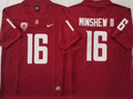 Men's Washington State Cougars Gardner Minshew II Red Game Jersey