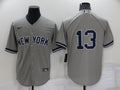Men's New York Yankees Alex Rodriguez Gray Replica Player Name Jersey