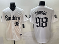 Men's Las Vegas Raiders Maxx Crosby #98 White Team Game Jersey
