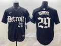 Men's Detroit Tigers Tarik Skubal #29 Black Player Jersey