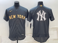 Men's New York Yankees Dark Gray Replica Player Jersey1