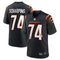 Max Scharping Cincinnati Bengals  Game   Jersey - Black