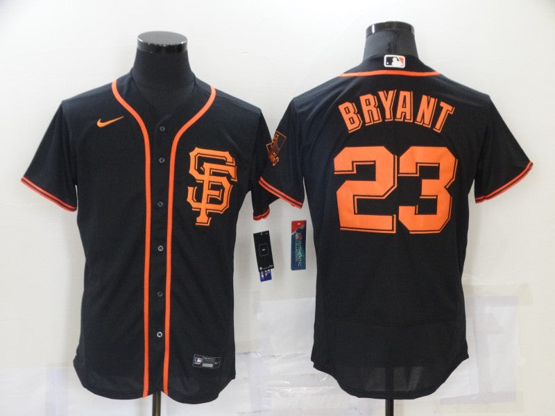 Men's San Francisco Giants Kris Bryant Black Replica Baseball Jersey