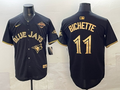 Men's Toronto Blue Jays Bo Bichette Black Player Jersey