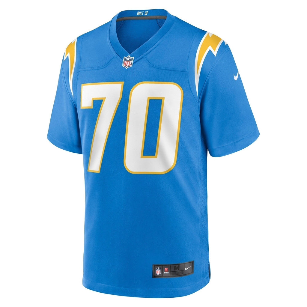 Rashawn Slater Los Angeles Chargers  2021  Draft First Round Pick Game Jersey - Powder Blue
