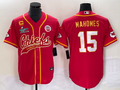 Men's Kansas City Chiefs Patrick Mahomes Red Game Player Jersey Joint Edition