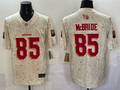Men's Arizona Cardinals Trey McBride #85 Natural 2025 Rivalries Collection Limited Jersey