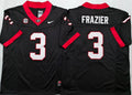 Men's Georgia Bulldogs Nate Frazier Black Player Game Jersey