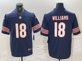 Men's Chicago Bears Caleb Williams #18 Navy 2024  active First Round Pick Player Game Jerseys