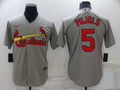 Men's St. Louis Cardinals Albert Pujols #5 Gray Replica Baseball Jersey1