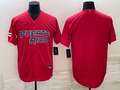 Men's 2023 World Baseball Classic Puerto Rico Red Blank Jersey1