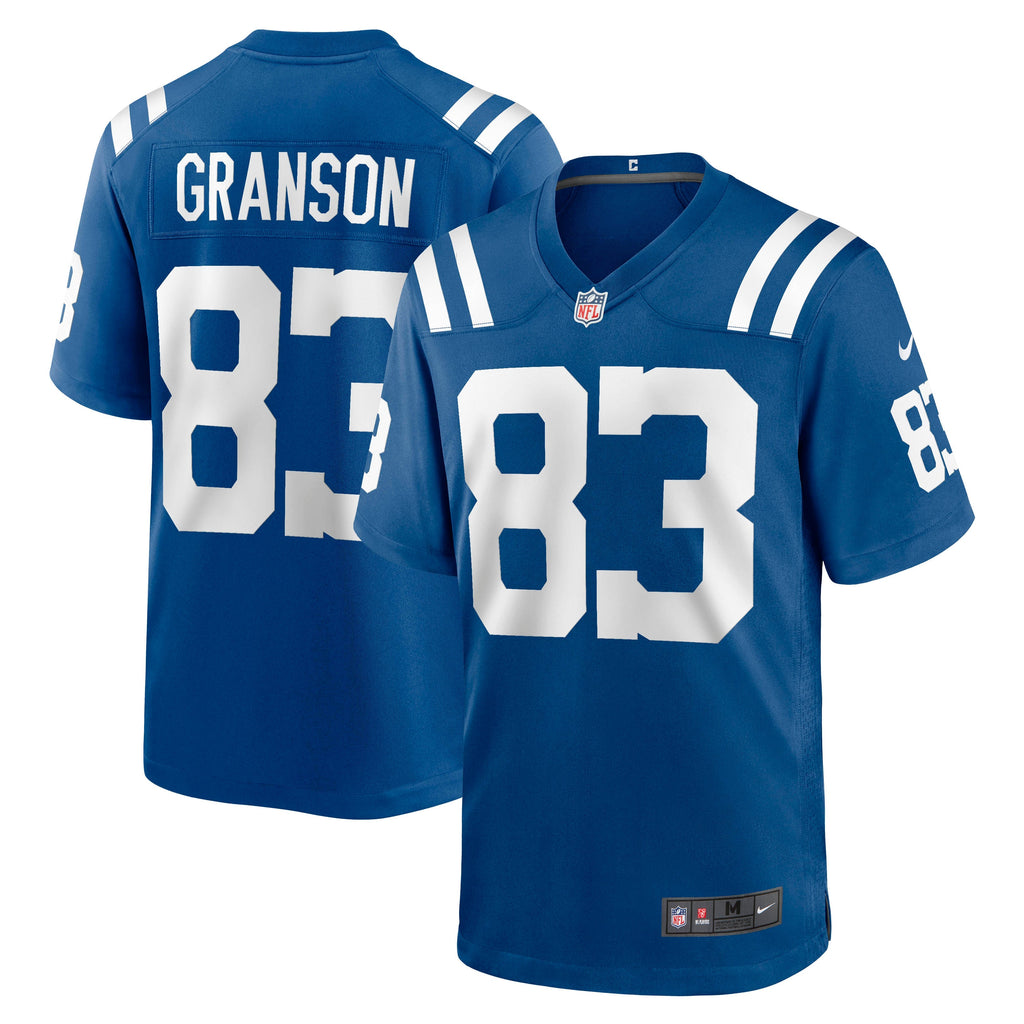 Kylen Granson Indianapolis Colts  Game Jersey - Royal