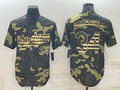 Men's Los Angeles Dodgers Fernando Valenzuela Camouflage Replica Baseball Jersey
