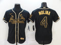 Men's St. Louis Cardinals Yadier Molina Black Stitched Jersey