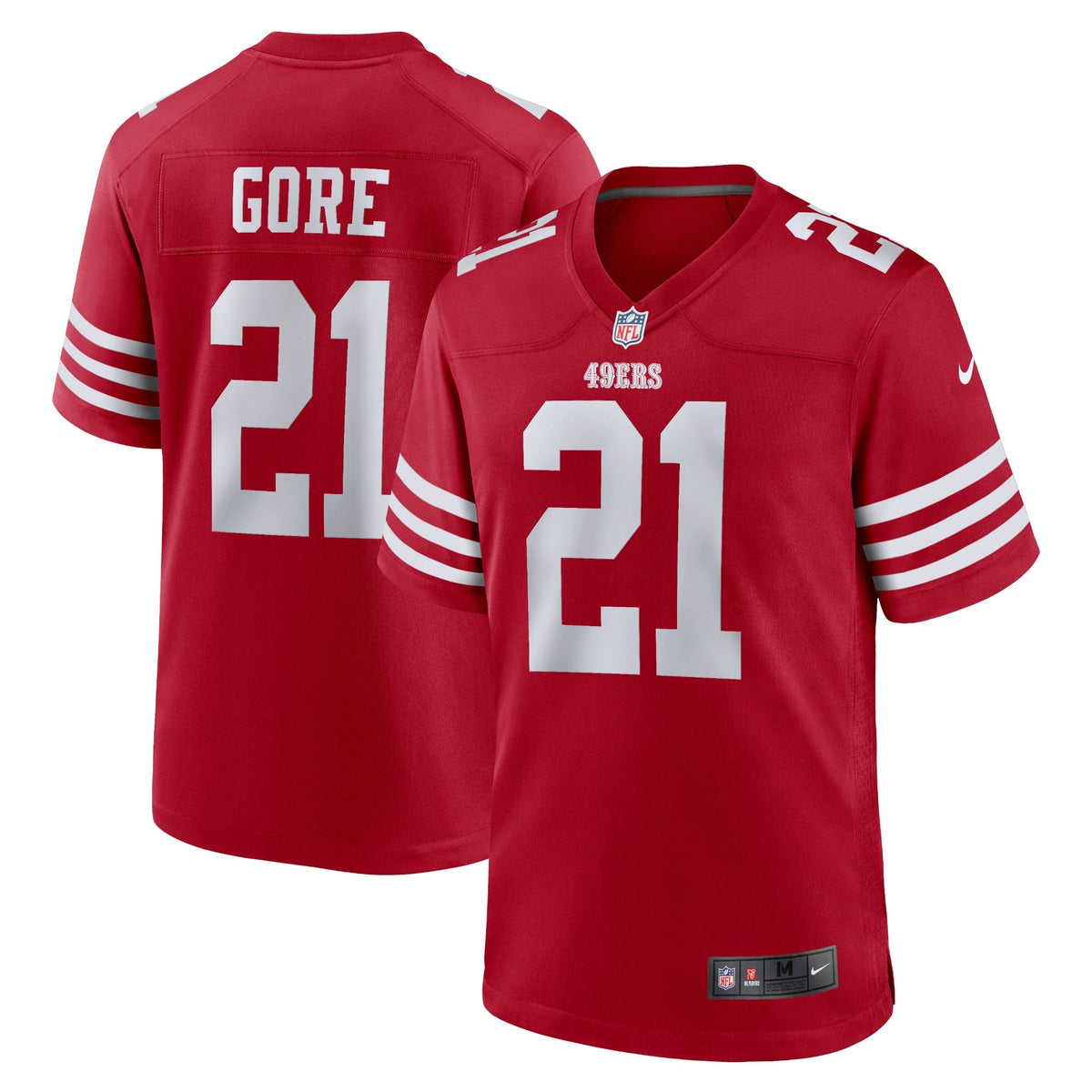 Frank Gore San Francisco 49ers  Retired   Game Jersey - Scarlet