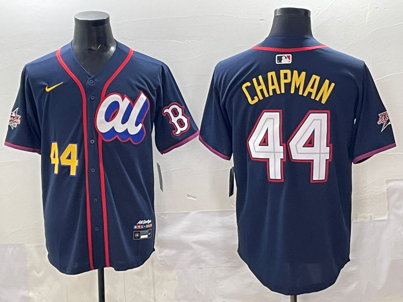 Men's American League Aroldis Chapman #44 Navy 2025 All-Star Edition Limited Player Jersey
