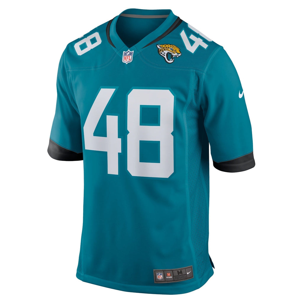 Chad Muma Jacksonville Jaguars  Game Jersey - Teal