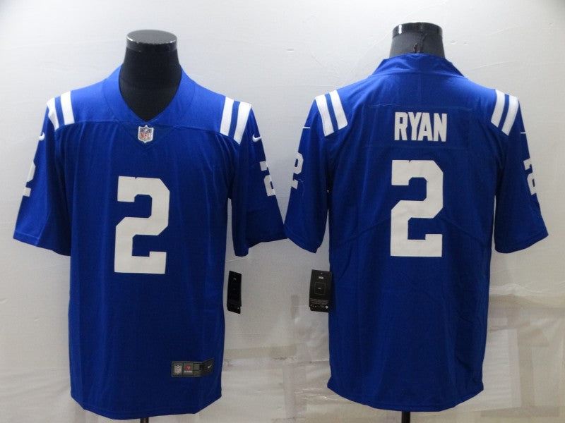 Men's Indianapolis Colts Matt Ryan #2 Blue Game Jersey1