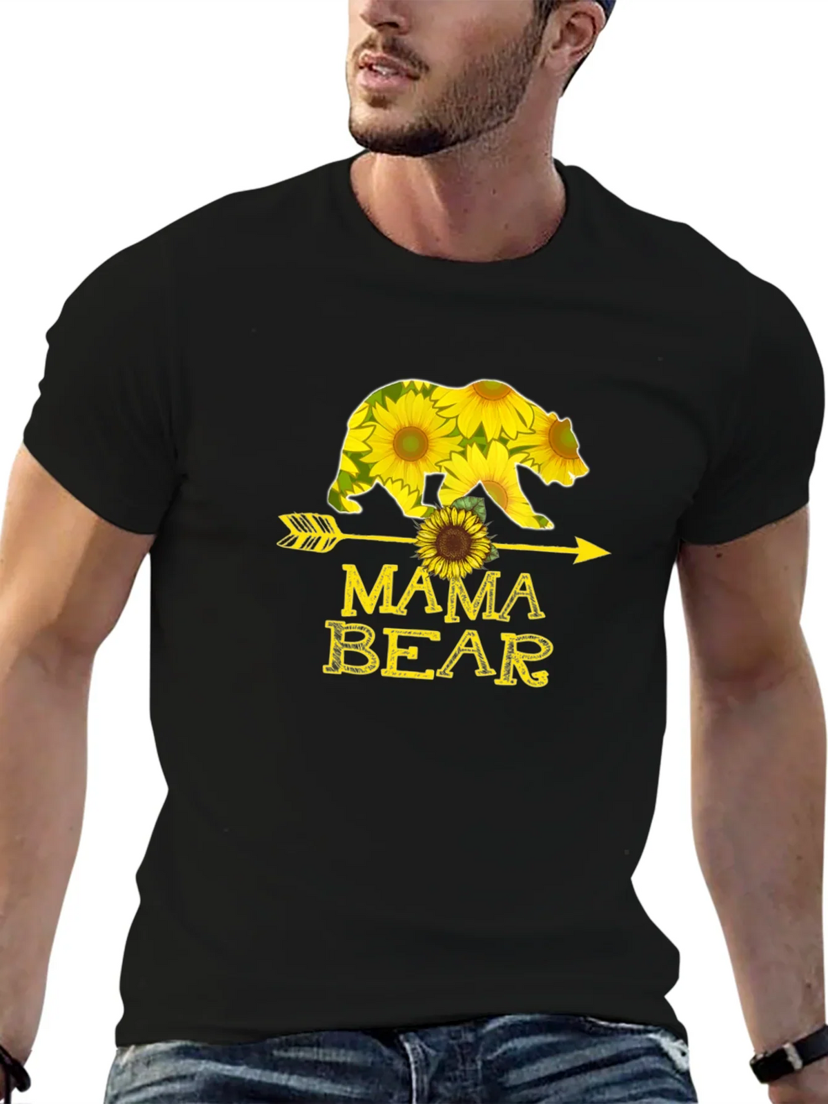Mama Bear Suower Arrow T-Shirt