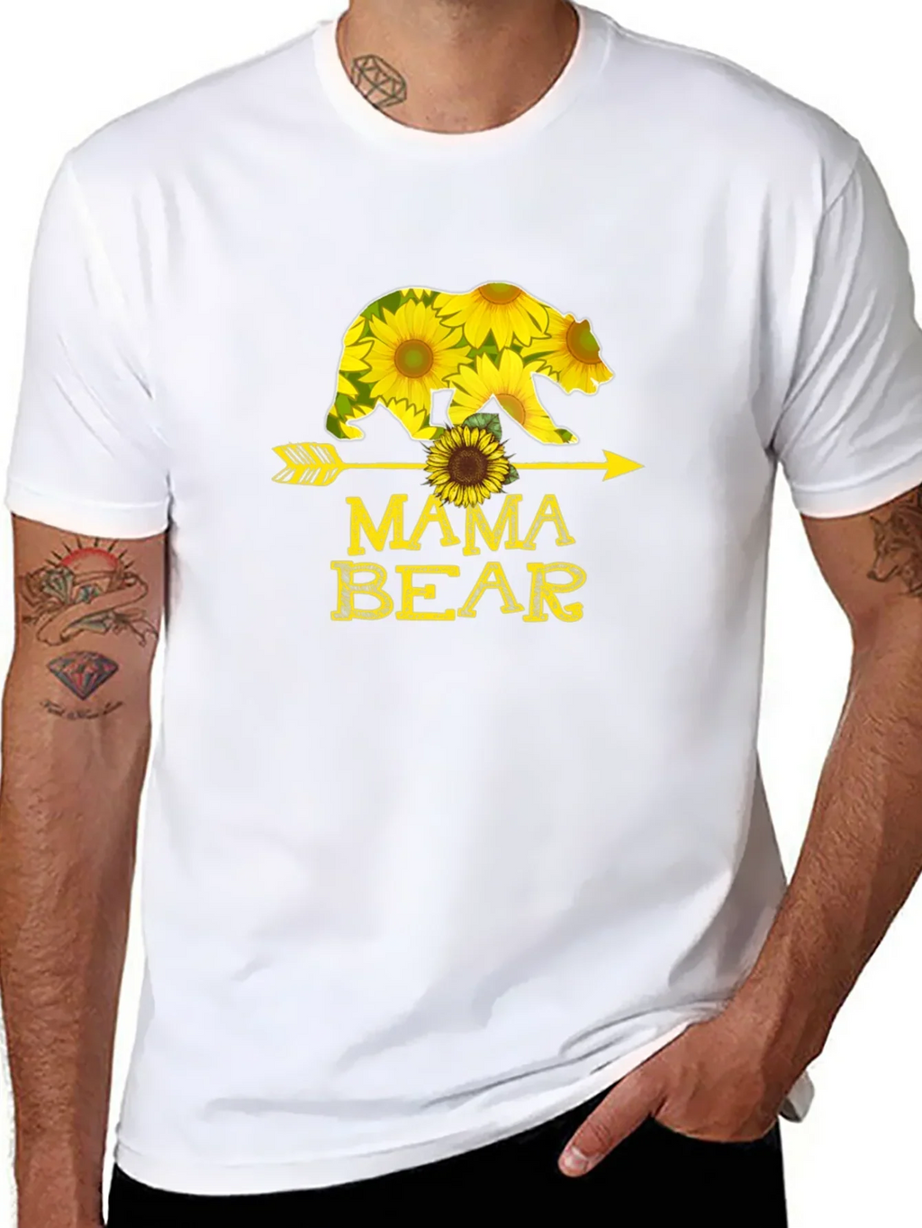 Mama Bear Suower Arrow T-Shirt