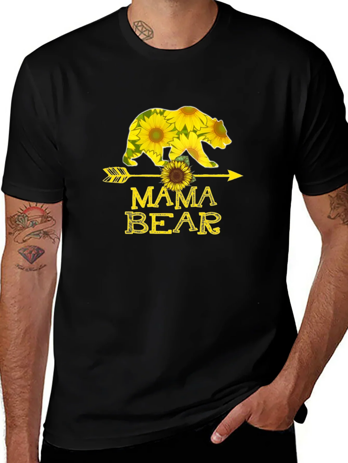 Mama Bear Suower Arrow T-Shirt