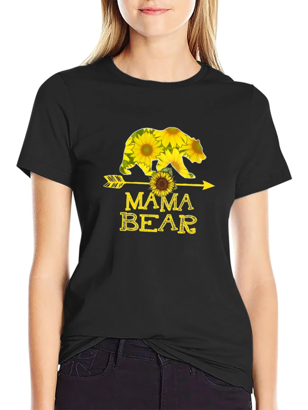 Mama Bear Suower Arrow T-Shirt