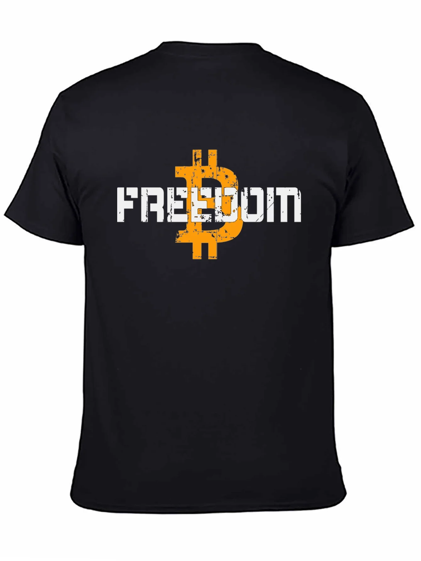 Freedom Bitcoin Graphic Tee - Crypto Currency T-Shirt
