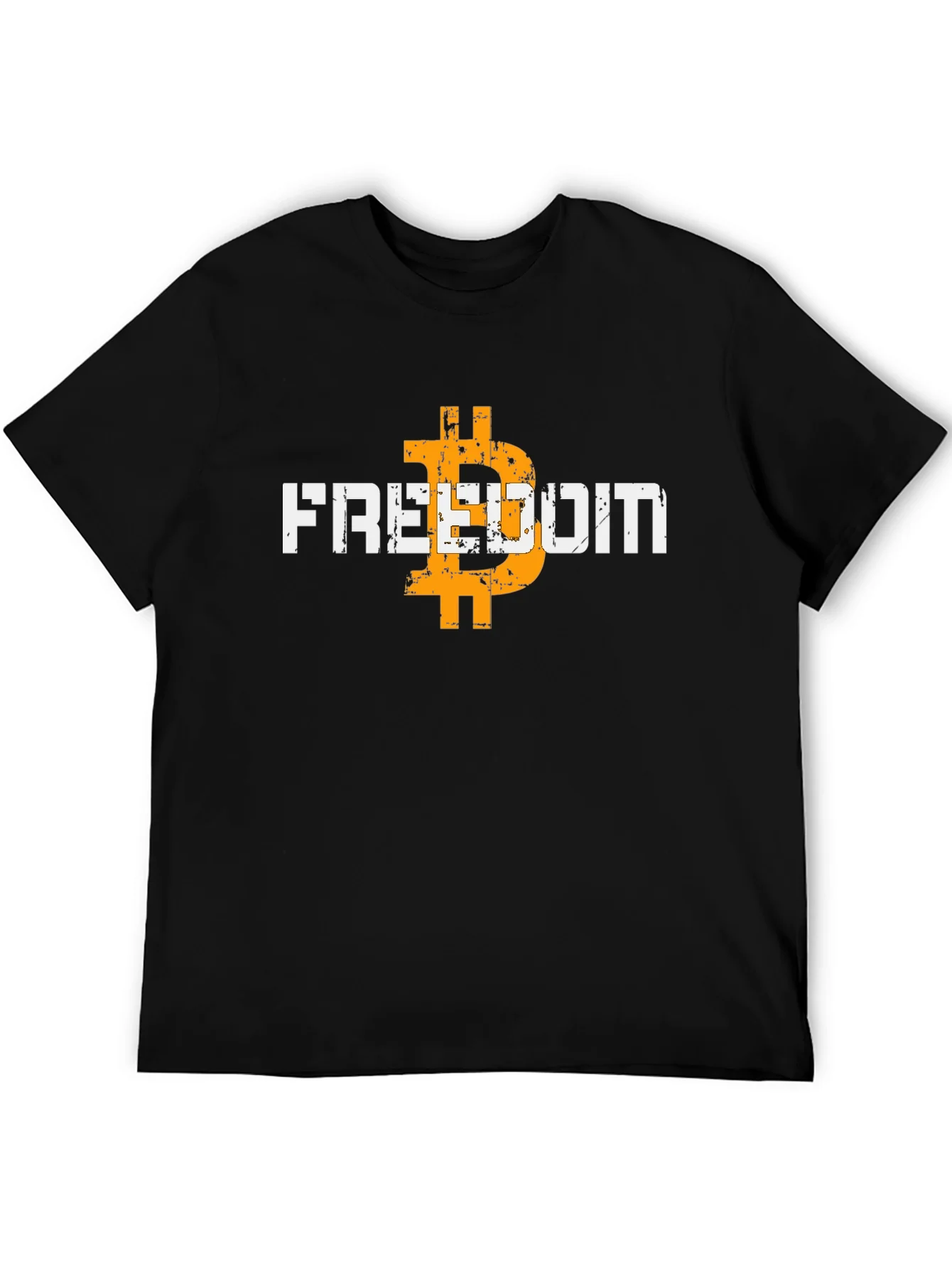 Freedom Bitcoin Graphic Tee - Crypto Currency T-Shirt