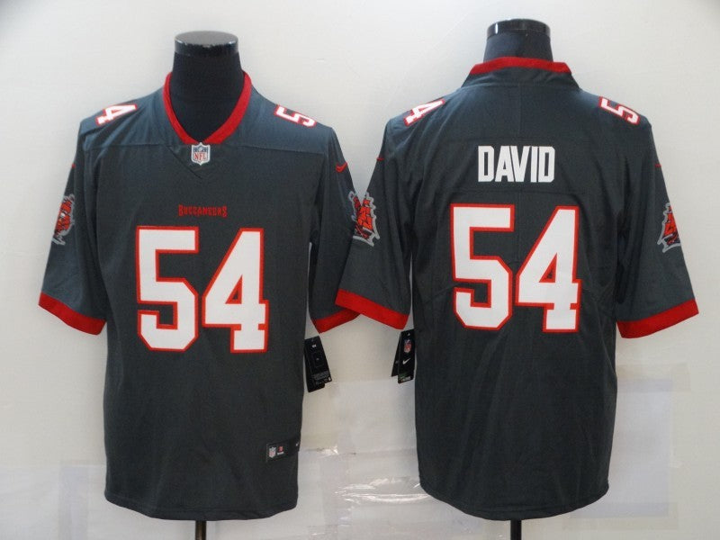 Men's Tampa Bay Buccaneers Lavonte David #54 Gray Game Jersey1