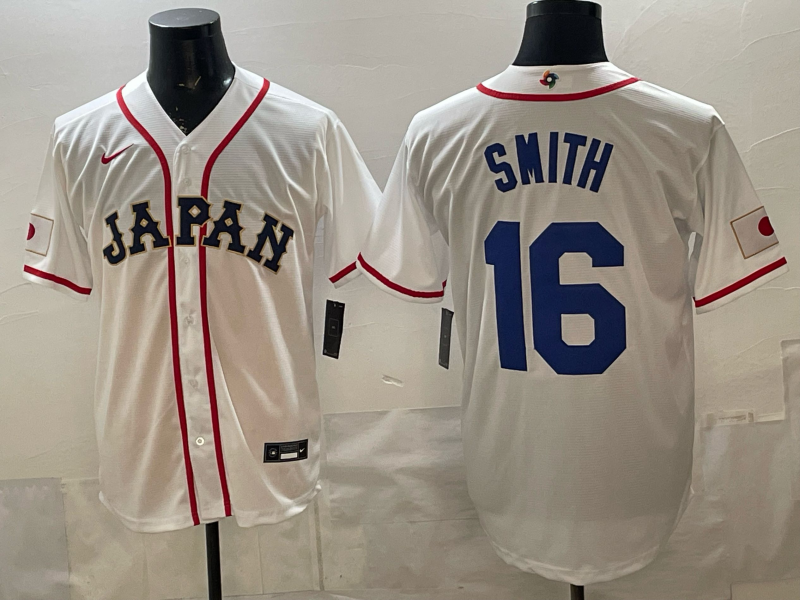 Men's Japan Baseball Shohei Ohtani #16 White 2026 World Baseball Classic Stadium Jersey