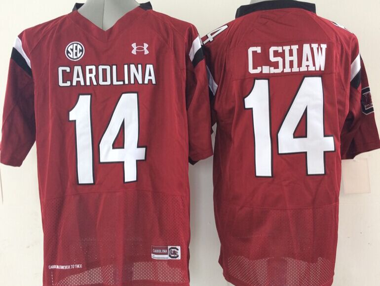 Men's South Carolina Gamecock Connor Shaw Maroon Player Game Jersey