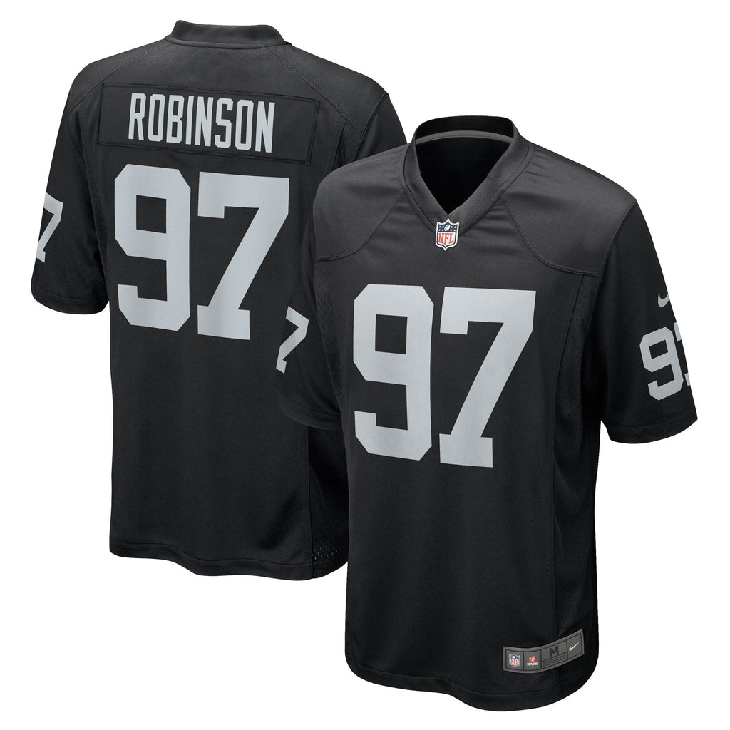Janarius Robinson Las Vegas Raiders  Team Game Jersey -  Black