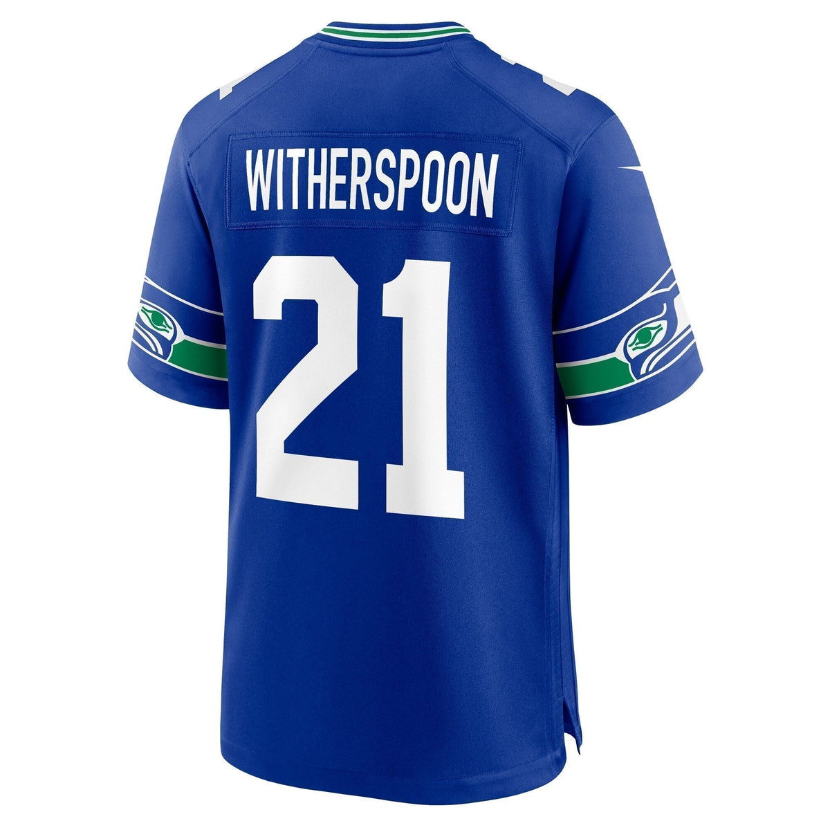 Devon Witherspoon Seattle Seahawks  Throwback   Game Jersey - Royal