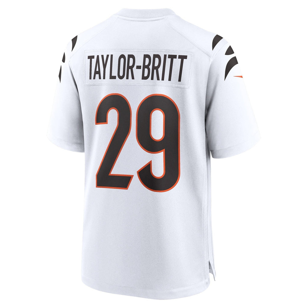 Cam Taylor-Britt Cincinnati Bengals   Game Jersey -  White