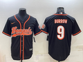 Men's Cincinnati Bengals Joe Burrow Black Fashion Game Jersey