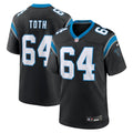 Brett Toth Carolina Panthers  Game Jersey -  Black