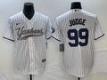 Men's New York Yankees Aaron Judge White Game Jersey Joint Edition