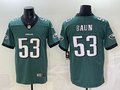 Men's Philadelphia Eagles Caleb Baun #53 Midnight Green Game Player Jersey
