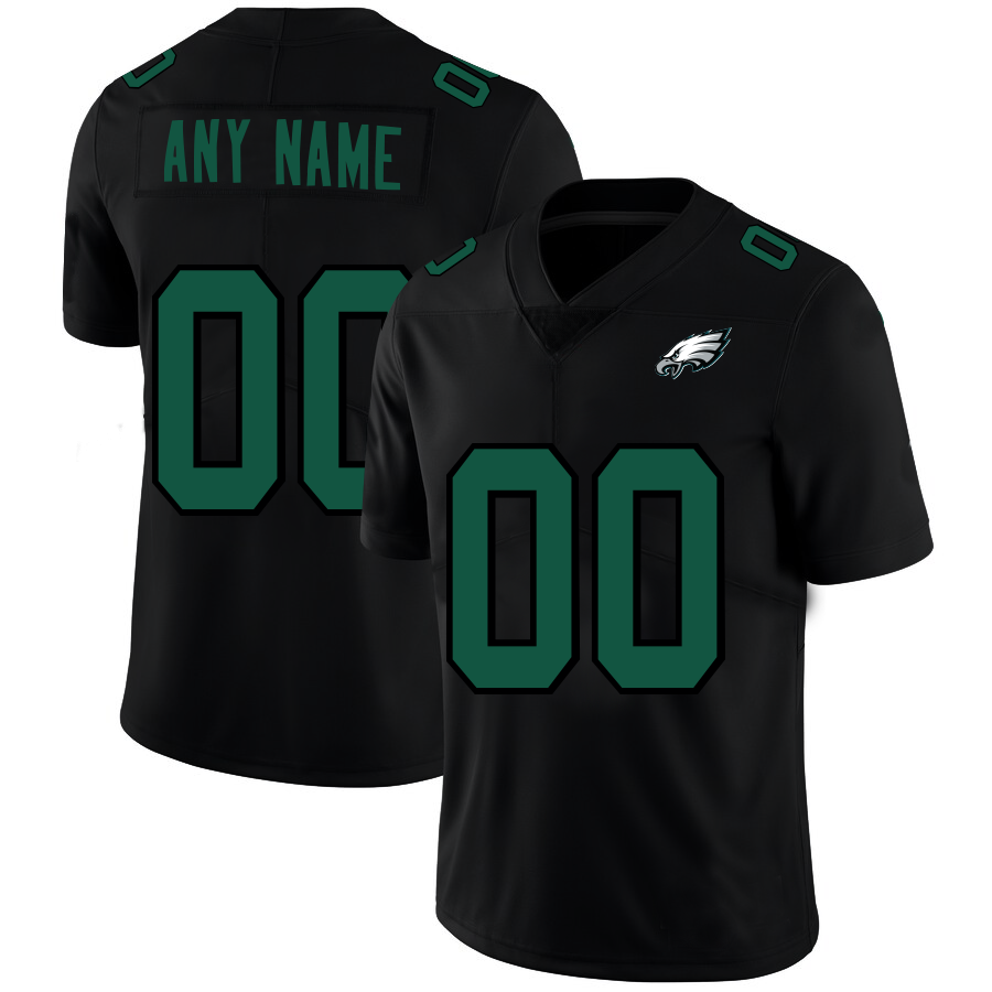 Custom1 Philadelphia Eagles Football Jerseys Black American Stitched Name And Number Size S to 6XL Christmas Birthday Gift